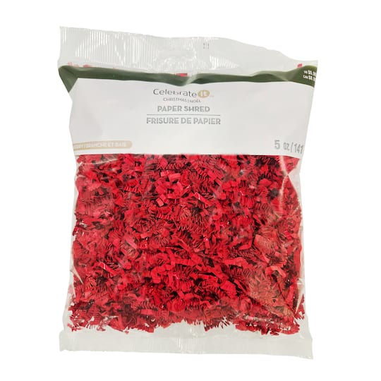 Michaels, 5oz. Red Paper Shred by Celebrate It™ – Category: Shred & Tissue